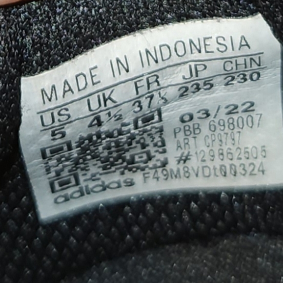 Adidas EVM 004001 / for Youth Size 5 - Picture 5 of 5